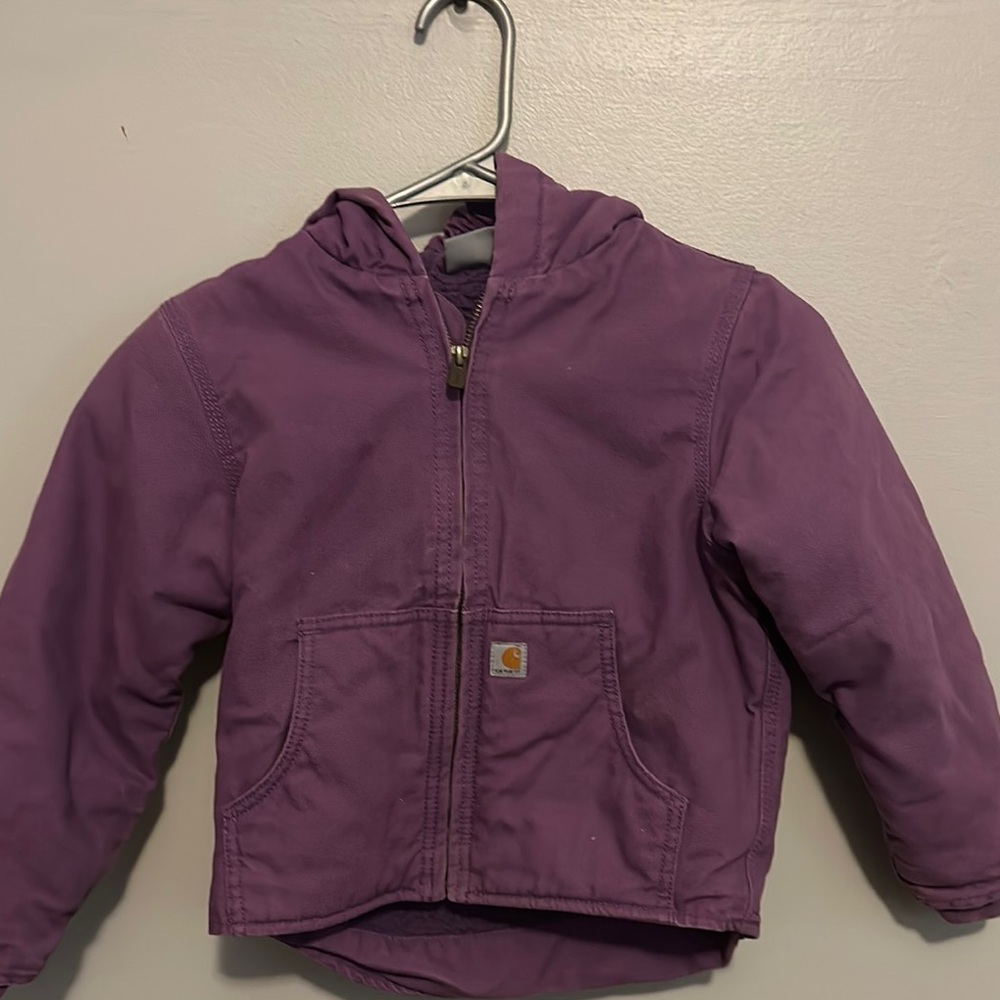 Carhartt Purple Hooded Jacket